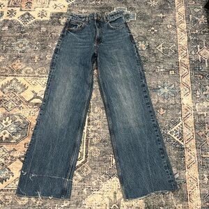 Zara Blue Flare & Wide Leg Jeans